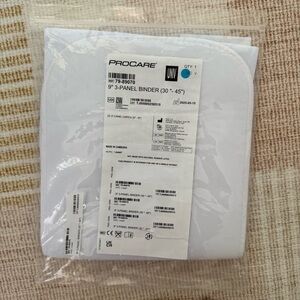 ProCare 9” 3-Panel Binder (30”-45”) White NEW